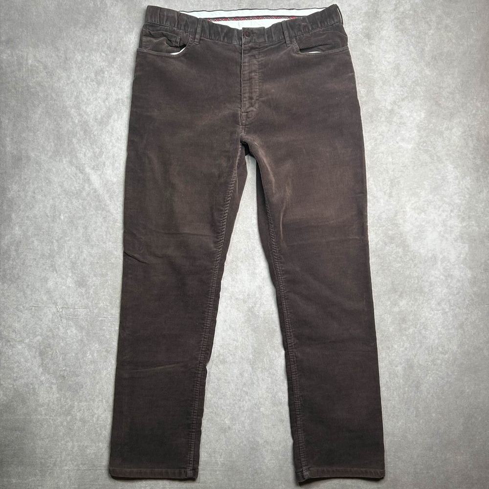 Polo Ralph Lauren Pants Mens 36X32 Brown Corduroy Golf Classic Fit Chino